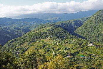 В Абхазии в ДТП попал автобус с российскими туристами 